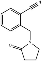 2-[(2-OXOPYRROLIDIN-1-YL)METHYL]BENZONITRILE 구조식 이미지
