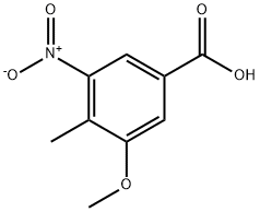 3-methoxy-4-methyl-5-nitrobenzoic acid Structure