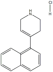 4-(naphthalen-1-yl)-1,2,3,6-tetrahydropyridine hydrochloride Structure