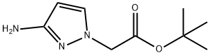 tert-butyl 2-(3-amino-1H-pyrazol-1-yl)acetate Structure