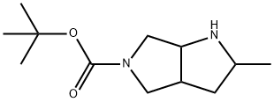 TERT-BUTYL 2-METHYLHEXAHYDROPYRROLO[3,4-B]PYRROLE-5(1H)-CARBOXYLATE 구조식 이미지