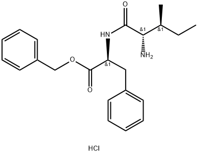 (S)-Benzyl 2-((2S,3S)-2-amino-3-methylpentanamido)-3-phenylpropanoate hydrochloride Structure