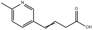 4-(6-methyl-3-pyridinyl)-3-Butenoicacid 구조식 이미지