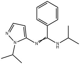 N-(propan-2-yl)-N'-[1-(propan-2-yl)-1H-pyrazol-5-yl]benzenecarboximidamide Structure