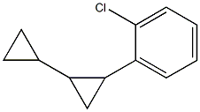 2-(2-chloro-phenyl)-bicyclopropyl Structure