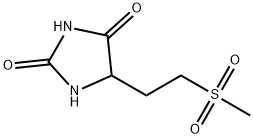 5-(2-methanesulfonylethyl)imidazolidine-2,4-dione 구조식 이미지