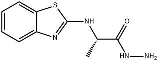 2-[(1,3-benzothiazol-2-yl)amino]propanehydrazide Structure