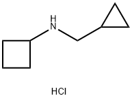 N-(cyclopropylmethyl)cyclobutanamine hydrochloride Structure