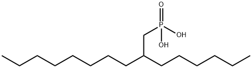 (2-hexyl-decyl)-phosphonic acid 구조식 이미지