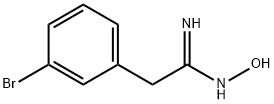 BENZENEETHANIMIDAMIDE,3-BROMO-N-HYDROXY- Structure