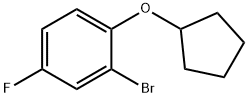 2-bromo-1-(cyclopentyloxy)-4-fluorobenzene 구조식 이미지