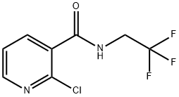 2-chloro-N-(2,2,2-trifluoroethyl)nicotinamide 구조식 이미지