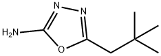 5-(2,2-dimethylpropyl)-1,3,4-oxadiazol-2-amine Structure