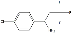 1-(4-chlorophenyl)-3,3,3-trifluoropropan-1-amine Structure