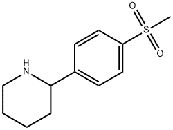 2-(4-methanesulfonylphenyl)piperidine Structure