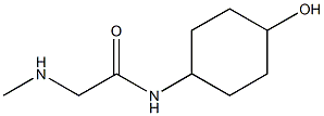 N-(4-hydroxycyclohexyl)-2-(methylamino)acetamide Structure