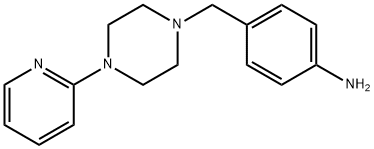 4-{[4-(pyridin-2-yl)piperazin-1-yl]methyl}aniline 구조식 이미지