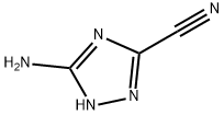 5-amino-1H-1,2,4-triazole-3-carbonitrile 구조식 이미지