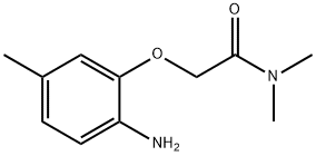 2-(2-amino-5-methylphenoxy)-N,N-dimethylacetamide Structure