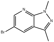 5-bromo-1,3-dimethyl-1H-pyrazolo[3,4-b]pyridine Structure