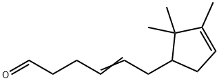 4-hexenal , 6-(2,2,3-trimethyl-3-cyclopenten-1-yl)- Structure