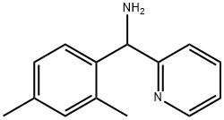 (2,4-디메틸페닐)(피리딘-2-일)메타나민 구조식 이미지