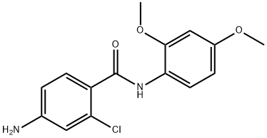 4-amino-2-chloro-N-(2,4-dimethoxyphenyl)benzamide 구조식 이미지