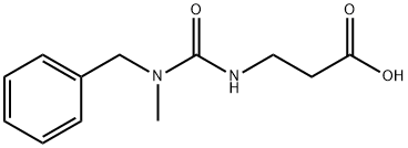 3-{[benzyl(methyl)carbamoyl]amino}propanoic acid Structure