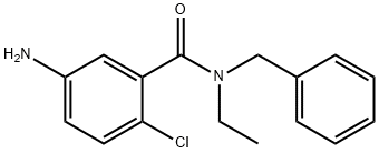 5-amino-N-benzyl-2-chloro-N-ethylbenzamide 구조식 이미지