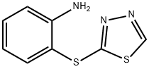 2-(1,3,4-thiadiazol-2-ylsulfanyl)aniline Structure