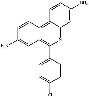 6-(4-chloro-phenyl)-phenanthridine-3,8-diyldiamine 구조식 이미지