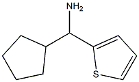 cyclopentyl(thiophen-2-yl)methanamine Structure