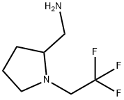 [1-(2,2,2-trifluoroethyl)pyrrolidin-2-yl]methanamine 구조식 이미지