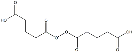 5-[(4-carboxybutanoyl)peroxy]-5-oxopentanoic acid Structure