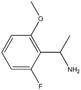 1-(2-fluoro-6-methoxyphenyl)ethan-1-amine 구조식 이미지