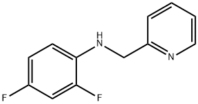 2,4-difluoro-N-(pyridin-2-ylmethyl)aniline Structure