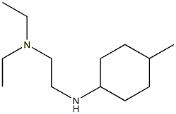 N1,N1-diethyl-N2-(4-methylcyclohexyl)ethane-1,2-diamine Structure