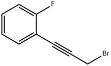 1-(3-Bromoprop-1-ynyl)-2-fluoro-benzene Structure