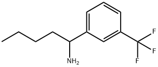 1-[3-(trifluoromethyl)phenyl]pentan-1-amine 구조식 이미지