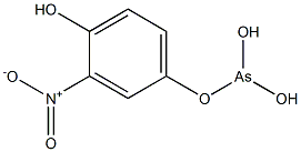 3-nitro-4-hydroxyphenylarsenous acid Structure