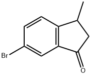 6-bromo-3-methyl-2,3-dihydro-1H-inden-1-one 구조식 이미지