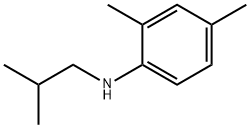 2,4-dimethyl-N-(2-methylpropyl)aniline Structure
