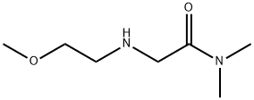2-[(2-methoxyethyl)amino]-N,N-dimethylacetamide 구조식 이미지