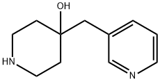 4-Piperidinol, 4-(3-pyridinylmethyl)- Structure