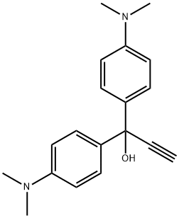 1,1-Bis[4-(dimethylamino)phenyl]-2-propyn-1-ol Structure