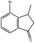 4-bromo-3-methyl-2,3-dihydro-1H-inden-1-one 구조식 이미지