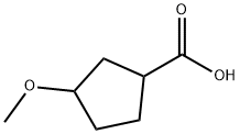 3-methoxycyclopentane-1-carboxylic acid Structure