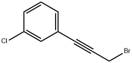1-(3-bromoprop-1-yn-1-yl)-3-chlorobenzene Structure