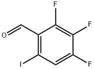2,3,4-trifluoro-6-iodobenzaldehyde 구조식 이미지