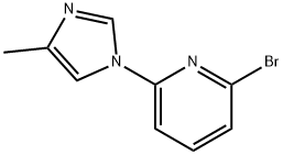 2-Bromo-6-(4-methylimidazol-1-yl)pyridine Structure